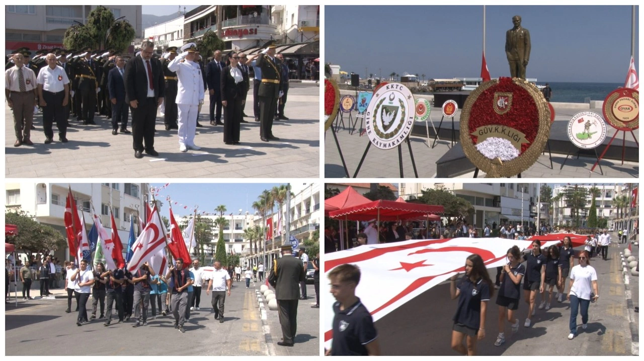 20 Temmuz Barış ve Özgürlük Bayramı kapsamında Girne’de iki ayrı tören düzenlendi