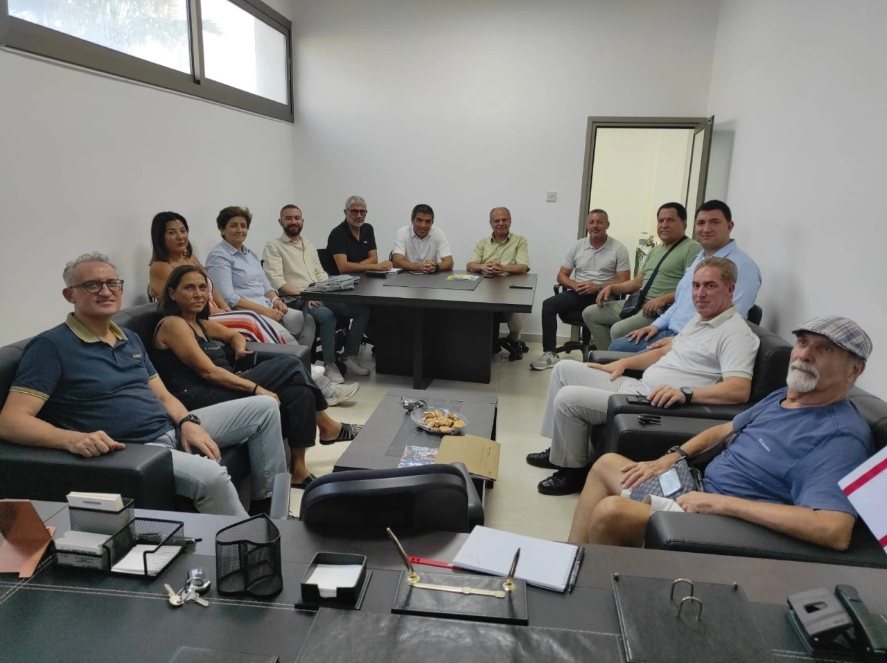 CTP Spor Komitesi, Üniversite Sporları Federasyonu’nu ziyaret etti