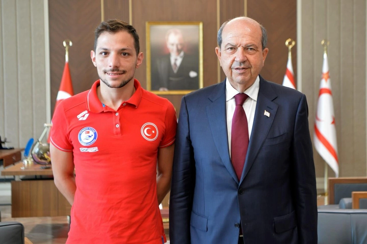 Cumhurbaşkanı, Doğukan ve Antrenörü ile görüştü