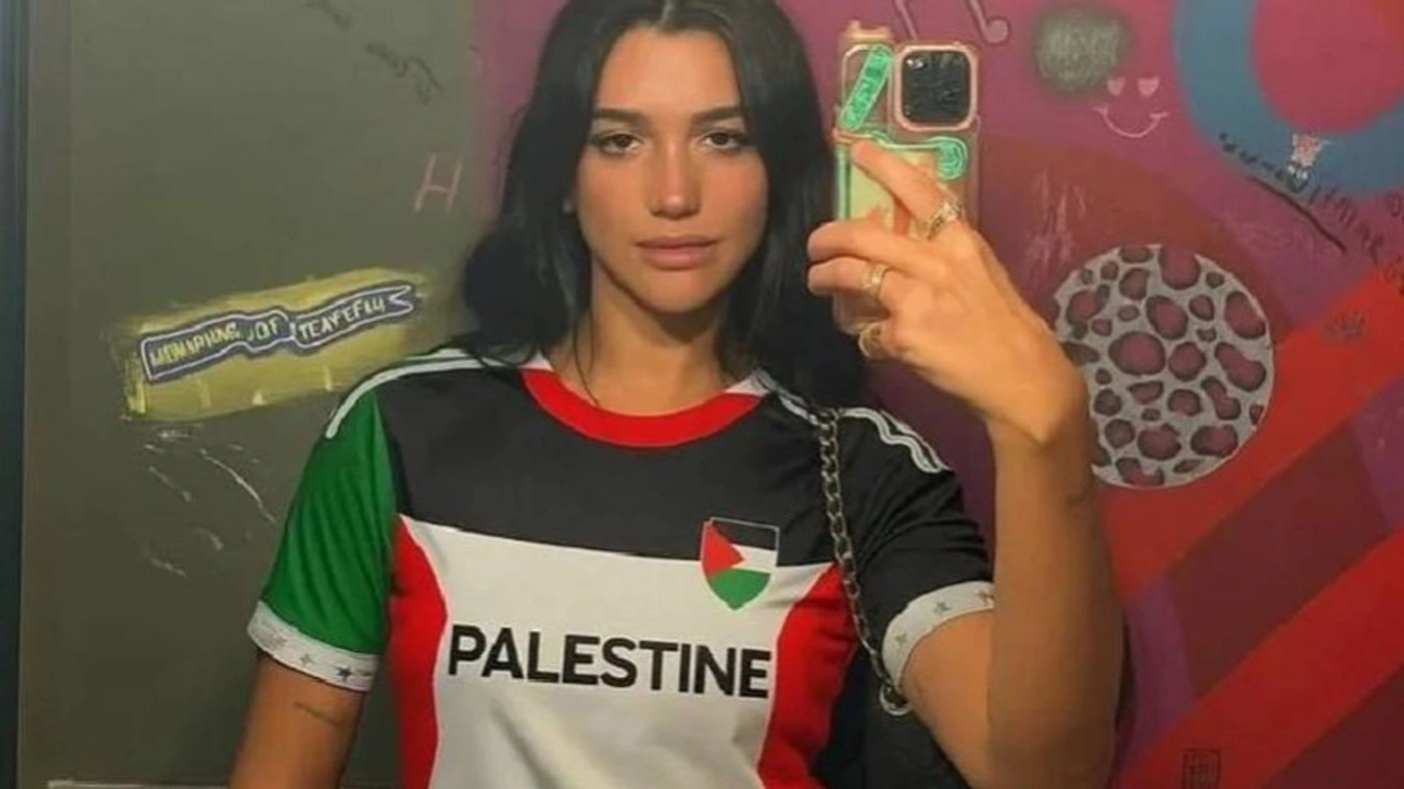 Dua Lipa Gazze'deki soykırıma sessiz kalmadı! “Filistin davası her şeyden büyük!”