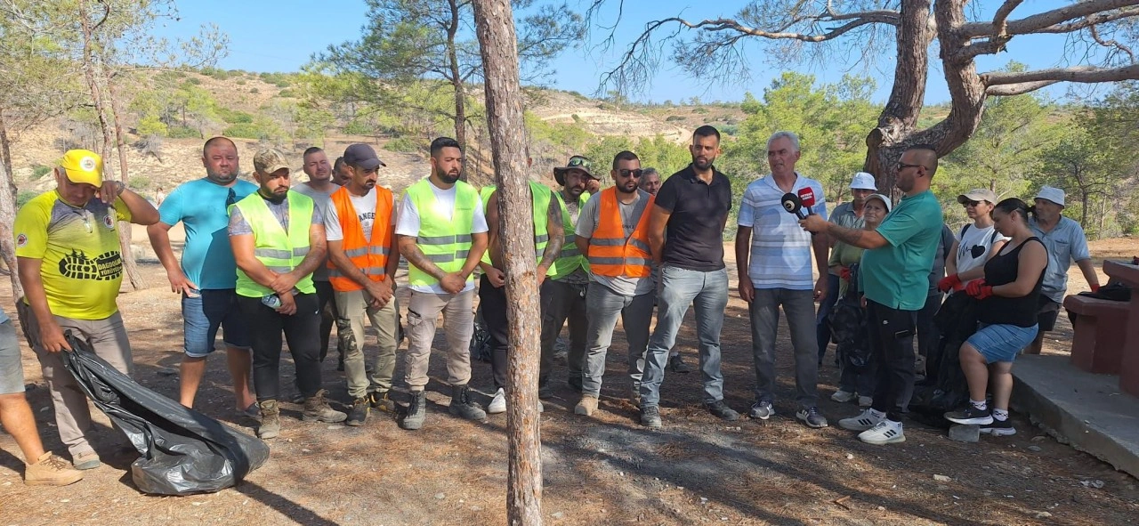 Kalkanlı Piknik Alanı'nda çevre etkinliği düzenlendi