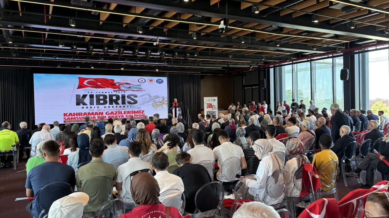 Kıbrıs Barış Harekatı'nın 51. yılında gaziler Samsun'da buluştu