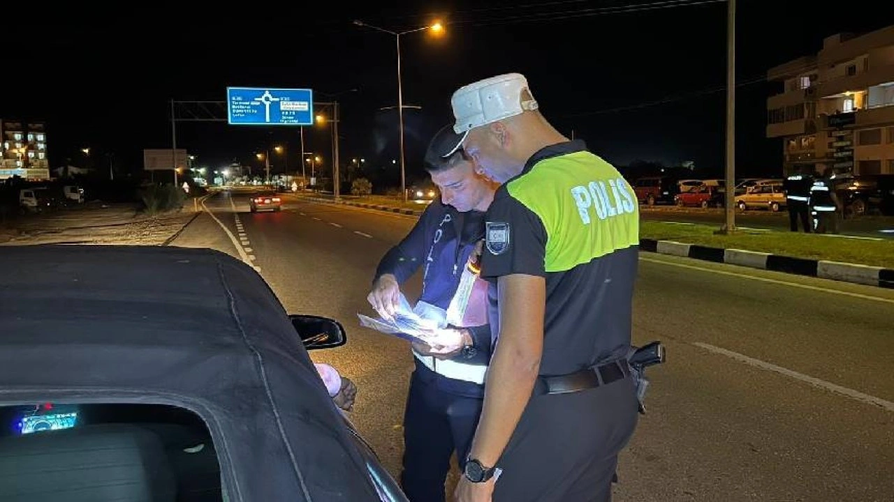 Lefkoşa ile İskele'de eş zamanlı asayiş ve trafik denetimi