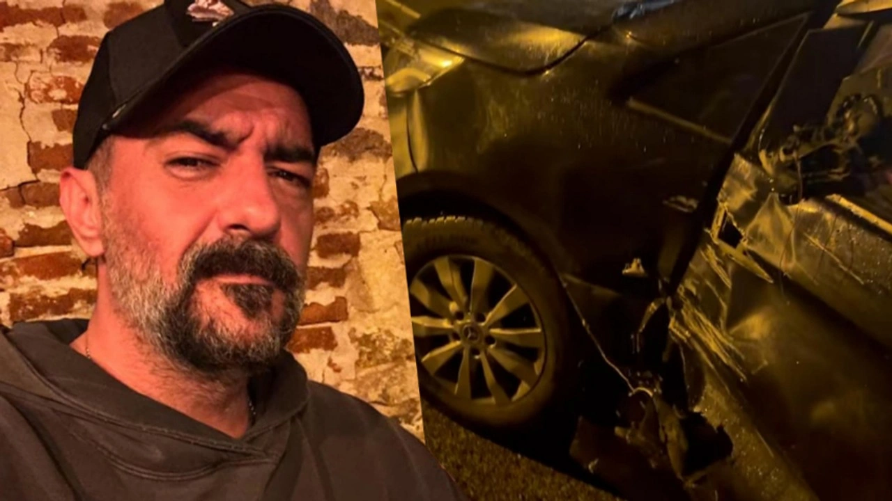 Ünlü oyuncu Celil Nalçakan trafik kazası geçirdi!