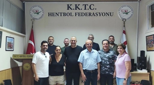CTP Spor Komitesi, Hentbol Federasyonu’nu ziyaret etti