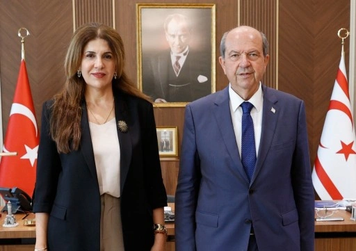 Cumhurbaşkanı Tatar, İstanbul Başkonsolosluğuna atanan Mendeli’yi kabul etti