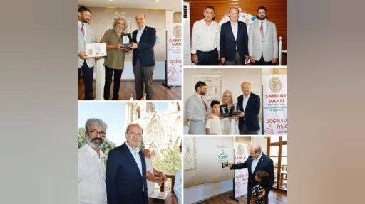 Cumhurbaşkanı Tatar, SAMTAY Vakfı’nın düzenlediği ödül törenine katıldı