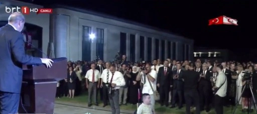 Cumhurbaşkanlığı Yerleşkesi'nde Barış ve Özgürlük Bayramı Resepsiyonu düzenlendi