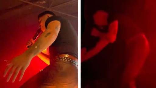 Emircan İğrek konserinde şaşkına döndü: Tekme atarım, düşüyordum!