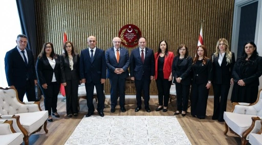 Öztürkler, Türkiye’den gelen siyasi parti temsilcilerini kabul etti