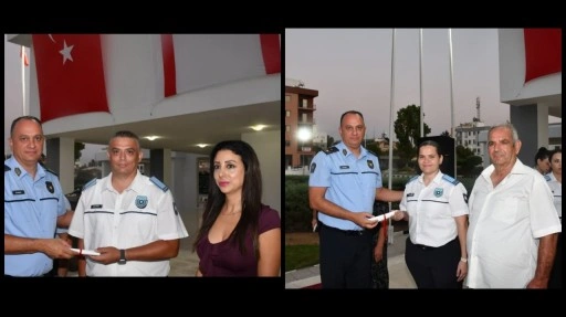 Terfi eden 33 sivil hizmet görevlisine rütbeleri takıldı